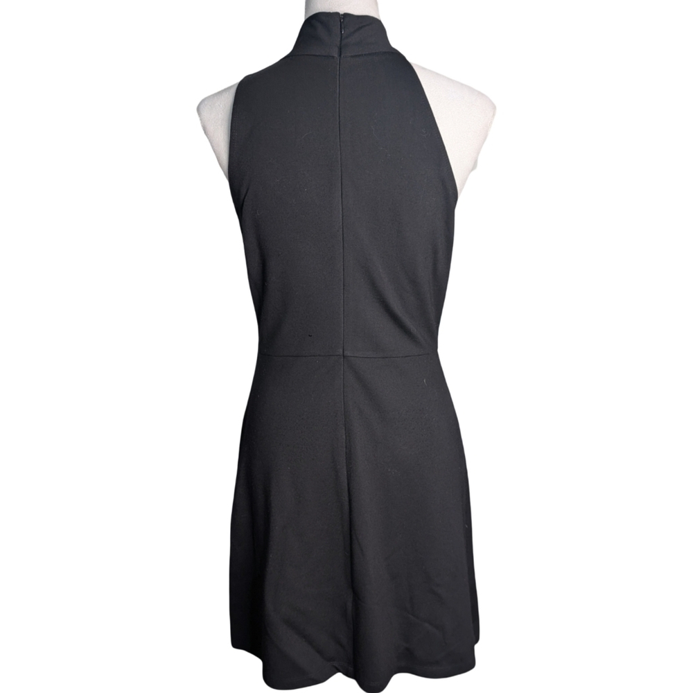 Boston Proper Black Asymmetric One Shoulder Dress 4 - Picture 5 of 10